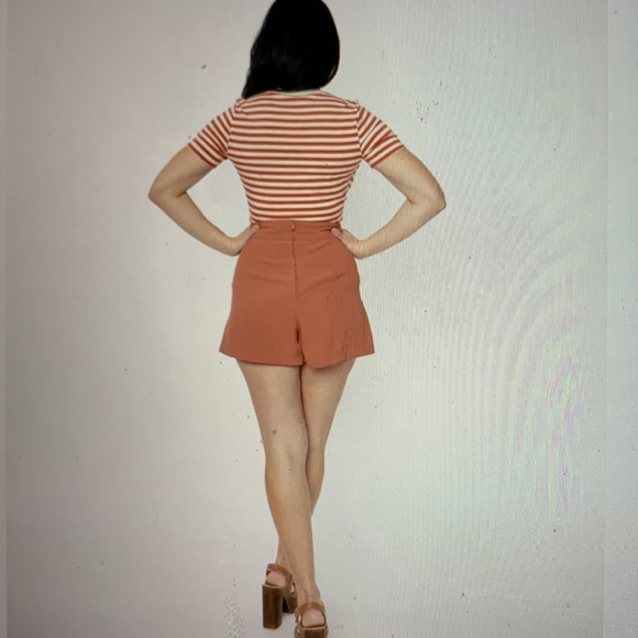 Sailor Skort in Rust Red 10-12 - Picture 3 of 5